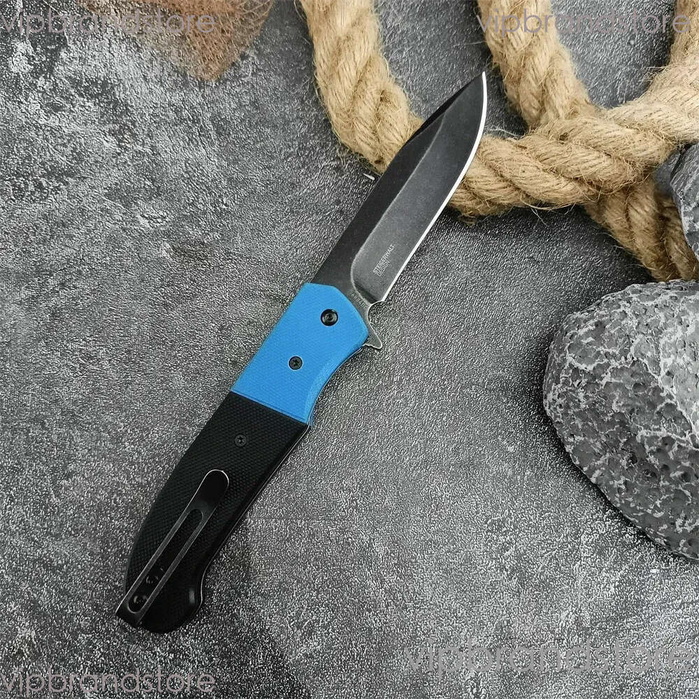 High Quaity CR 6884 Gnitor Assisted Fipper Pocket Knife Satin Drop Point Bade G10 Handes Outdoor Tacticas Hunting Knives Muti-purpose Manua Open Hand