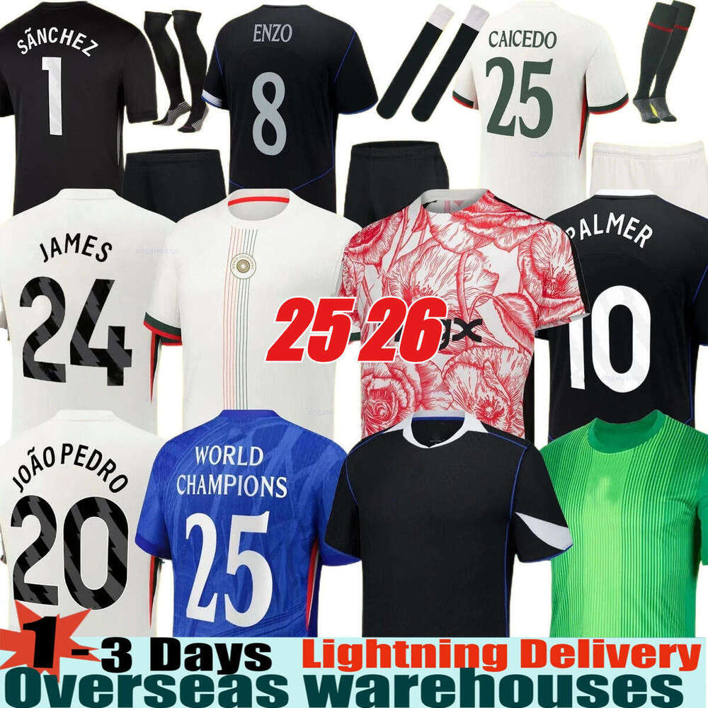 Chelseajersey 25 26 Soccer Jersey Cole Palmer Jadon Sancho Enzo Fernandez Marc Cucurella Mykhailo Mudryk Chelse 120th Football Shirt Tops Kids Cfc Chelsea25 26 Kit