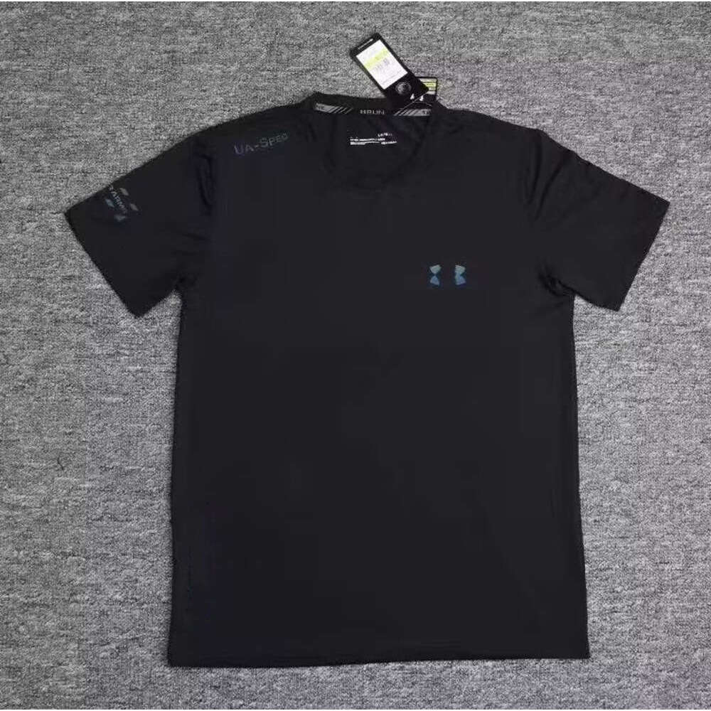 NEW Under Amrour Tracksuit Mens Designer Quick Drying T-Shirt Sports Training Set Short Sleeve Track Field Reflective Running Fitness Tracksuit Gym Shorts Set B1e