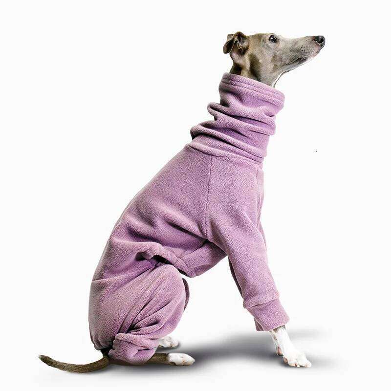 Whippet Italian Greyhound Clothing Jumpsuit Fleece Winter Turtleneck Stretch Dog Thickening Coat Pet Clothes S-3XL XJ251225