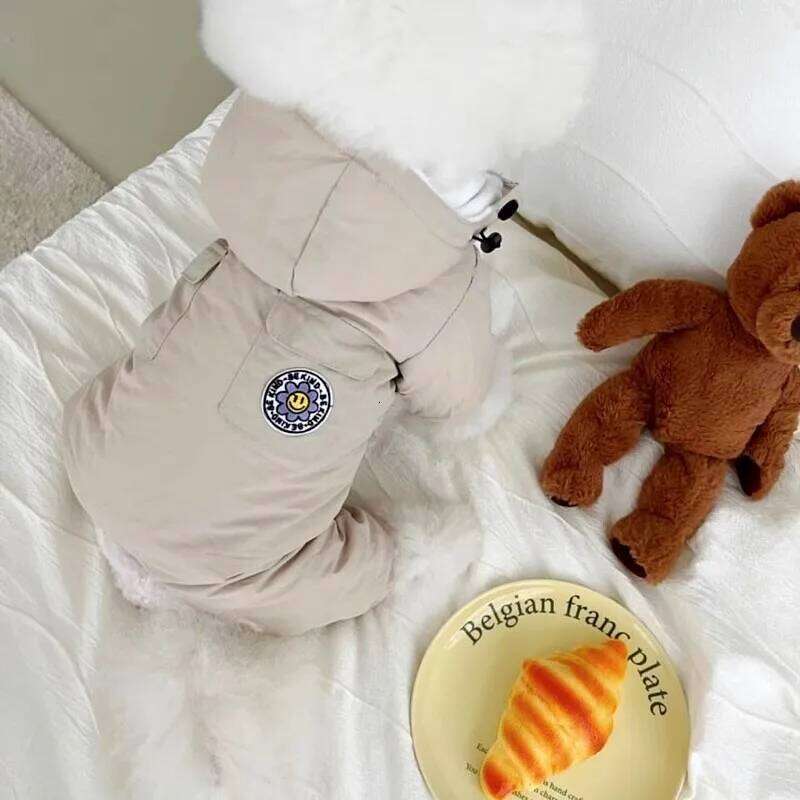 Winter Jacket Pet Four Legged Clothes Fashion Pocket Warm Coat Puppy Jumpsuit Chihuahua Bichon Costume Dog Supplies XJ251225