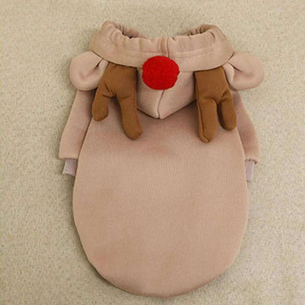 Deer Dogs Festive 3D Reindeer Ears Costume Breathable For Celebration Holiday Pet Moose Clothing XJ251225