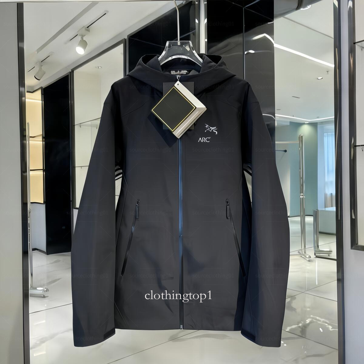 Arcterxlys Jacket Mens Womens arcs jacket Goretex Hard Shell And Soft Shell Zip Up Waterproof Hood Windbreaker Arcs High Quality Designer Clothes Spring Autumn Coat