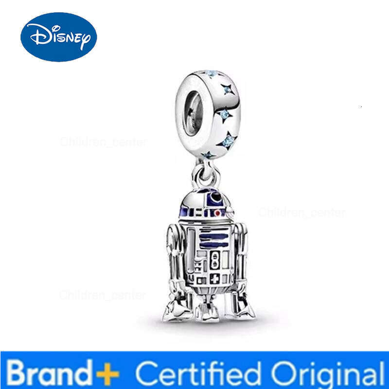 Disney Hot Toys Star Wars Robot Series Charm Exquisite Beads Suitable for European Original Silver Bracelet DIY Jewelry Women Gift H260108