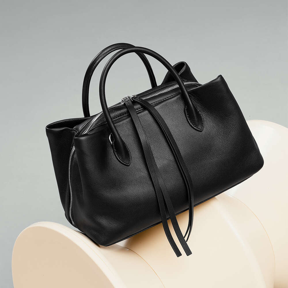 Luxury shoulder bag handbag Hobo genuine leather cross-border source factory tote bag large capacity women's top layer cowhide crossbody SENYY