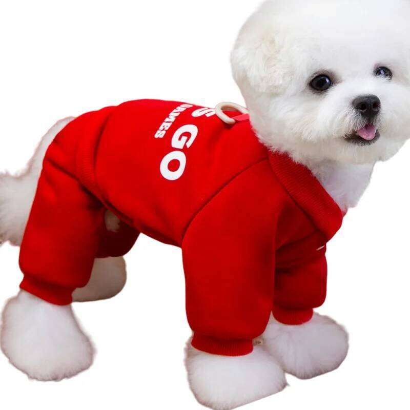 ON SALE Dog Clothes Warm Jumpsuits Pet Clothing For Small Dogs Puppy Cats Costume Coats Sweatshirts Letter Print Teddy XJ251225