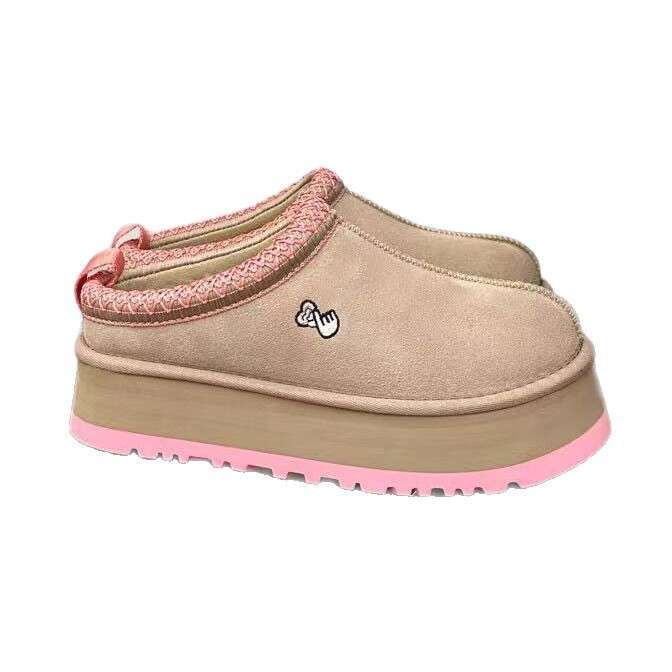 COMPAIK Winter New Thick-Soled Ethnic Style Leather Genuine Fur Taz Closed-Toe Fashion Women's Cotton Shoes dh2936048-JY - view 6