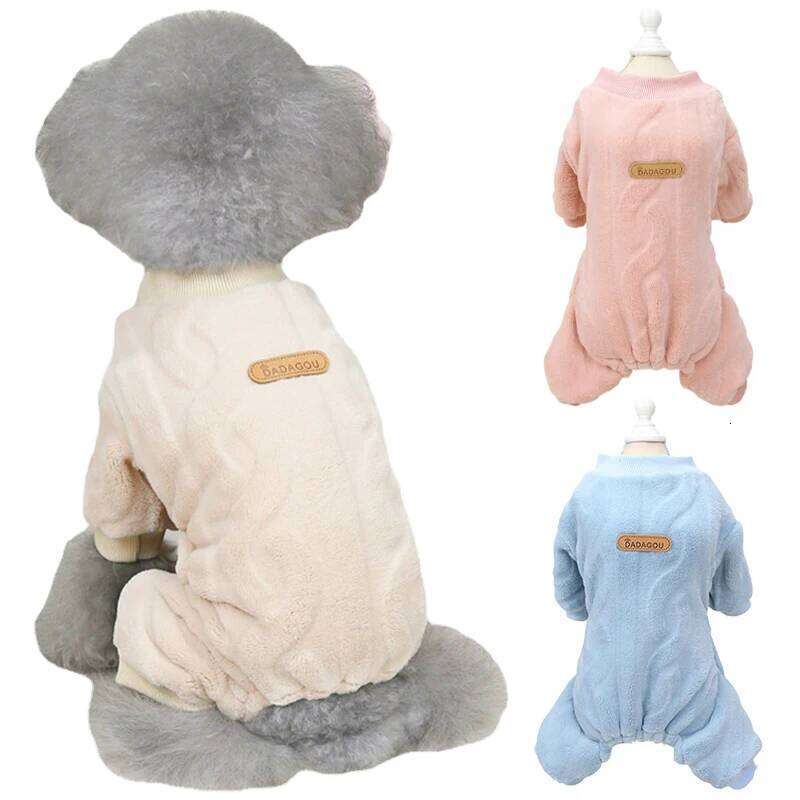 Winter Jumpsuit Coat Warm Clothes For Small Medium Dog Puppy Pajamas Chihuahua Overalls French Bulldog Jacket Pet Outfit XJ251225