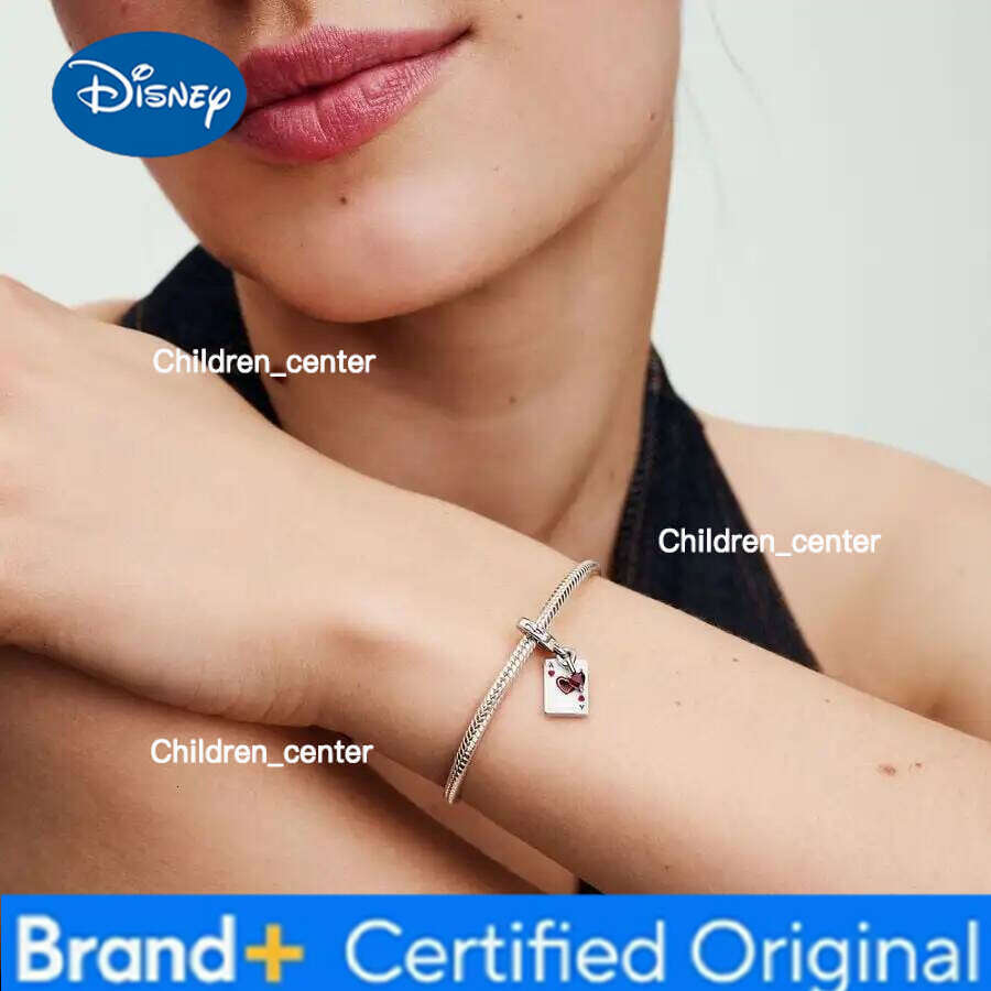 Disney Miniso 925 Silver Jewelry Villians Full Collection Set Cruella De Vil Maleficent Charm Fit Original Bracelet Accessories H260108