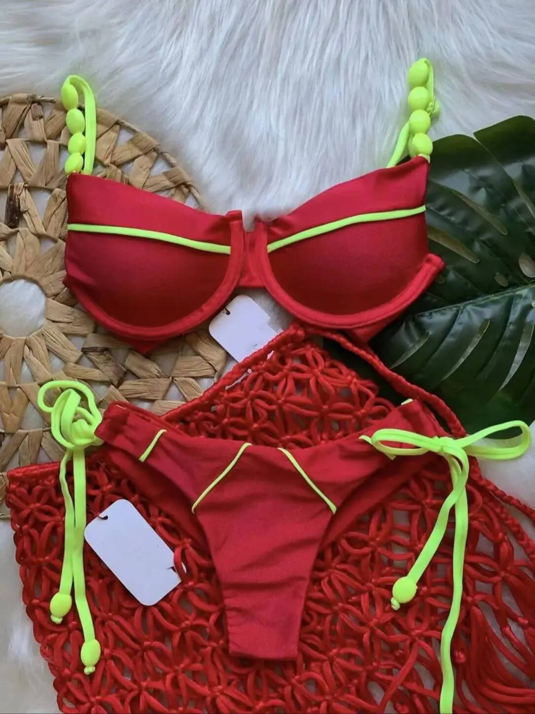 New Sexy Push up Bikini Set Swimsuit Women's low-waist Swimwear For Female Two Piece Beachwear 2023 Bathing Suit dongdumaoyi