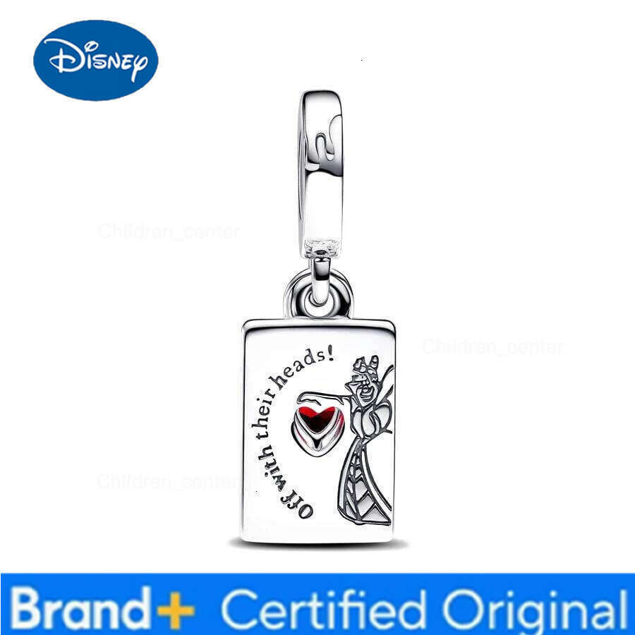 Disney Miniso 925 Silver Jewelry Villians Full Collection Set Cruella De Vil Maleficent Charm Fit Original Bracelet Accessories H260108