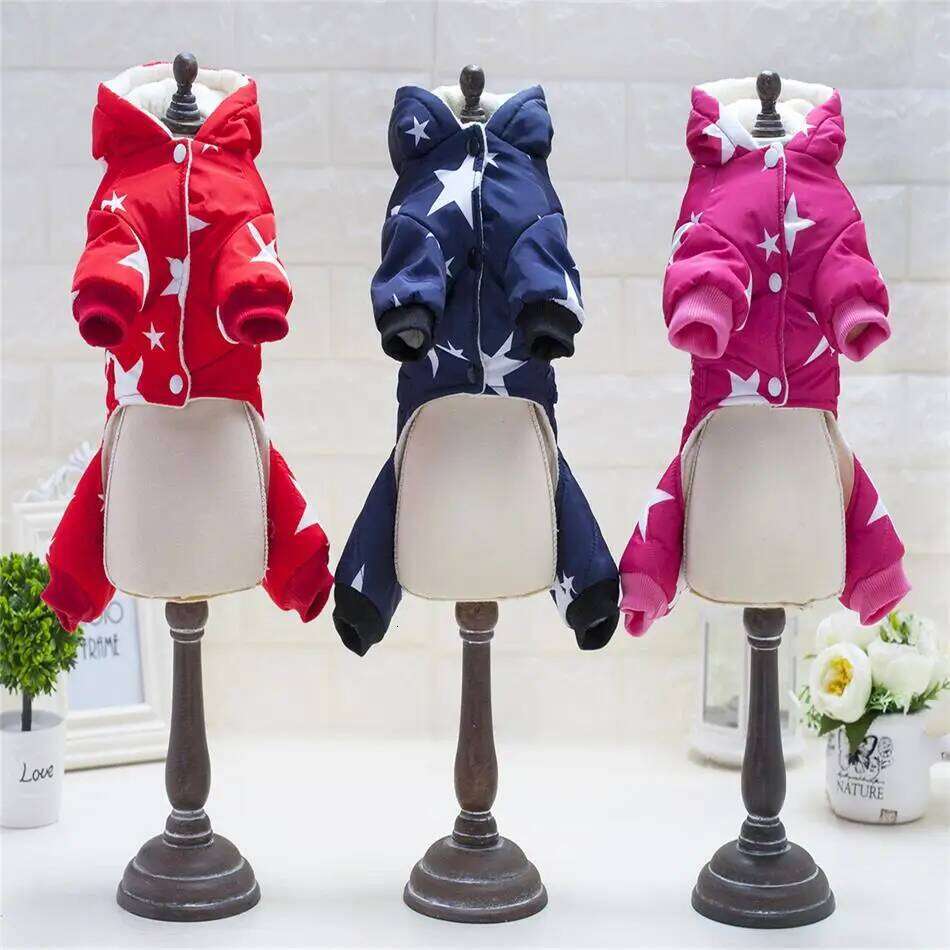 HOT Coat Winter Warm Outerwear Thicken Costume Clothing Wadded Jacket Pet Cat Products Clothes For Dog Puppy XJ251225