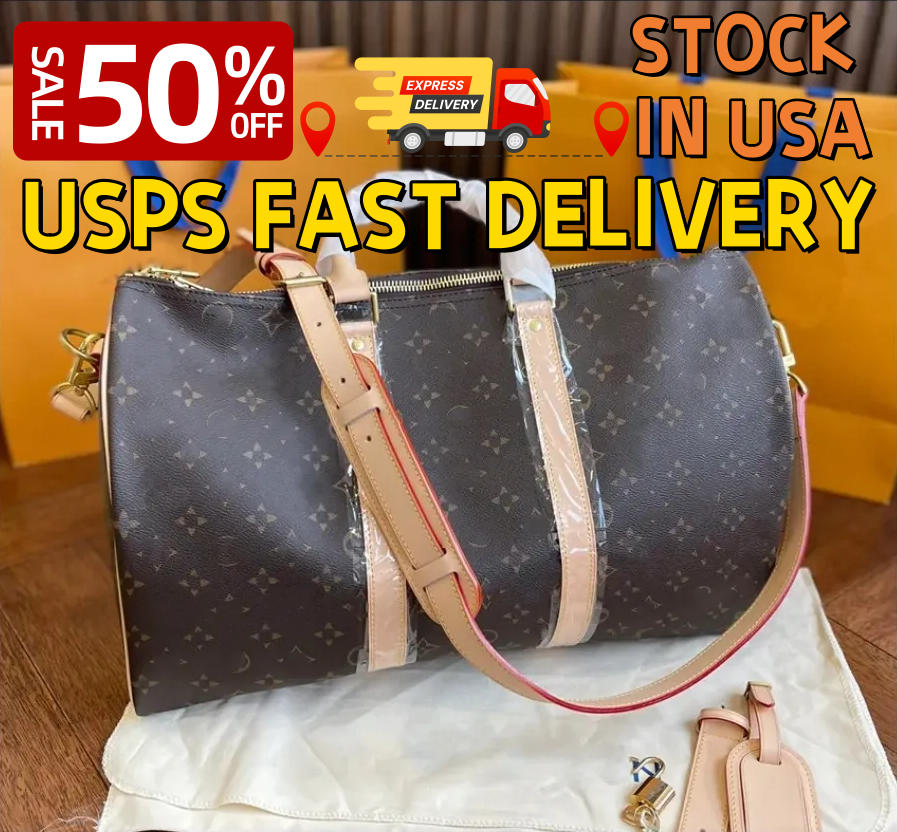 Duffle Bag Designer Travel Bag 10A Top Quality duffel bag luggage weekender bag gym bag leather large capacity luggage bag waterproof handbag Casual Travel Bags 50cm