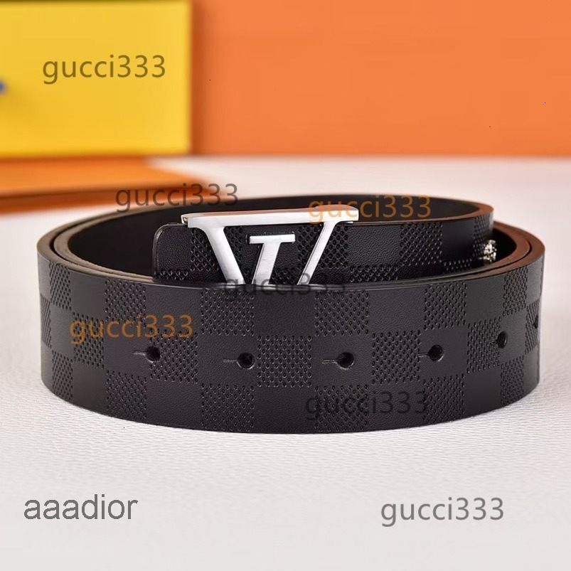 Belt Designer Belt Mens Classic Checkered Chessboard Pattern Belt Womens Retro High Quality Smooth louis vuittonly lvs lvt louisvuitton louievuitton LVBELT 3 N6FK
