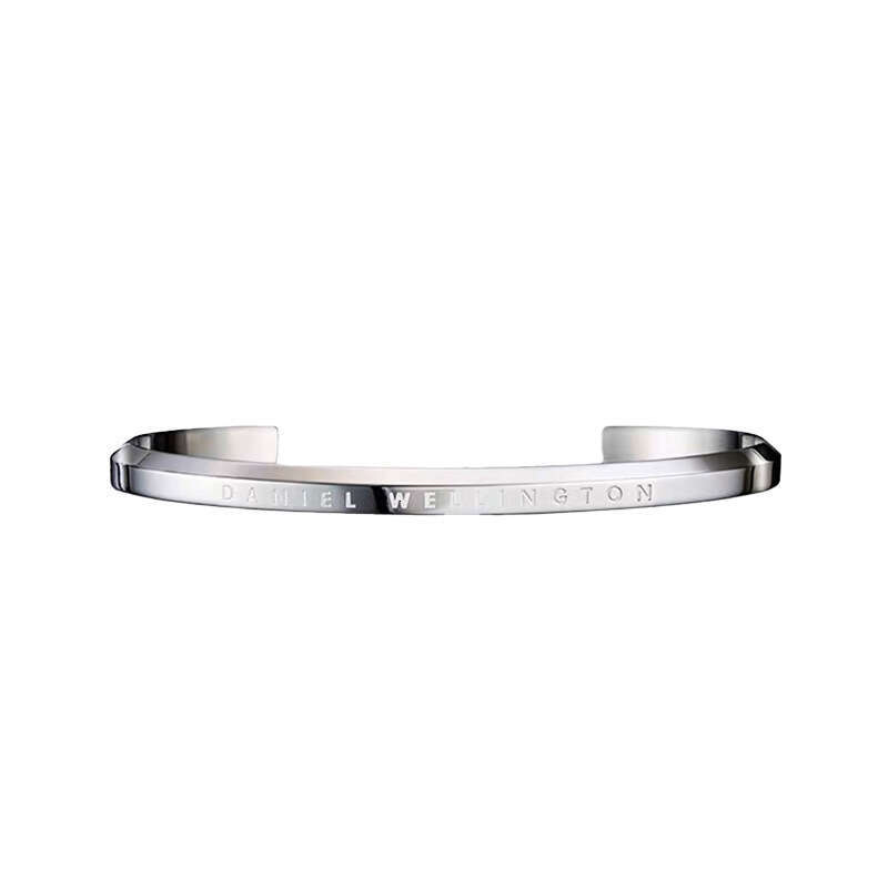 Titanium Steel Bracelet For Women, High-End Zircon Plain Circle Bracelet, Silver Bangle, Hand Jewelry, New Style