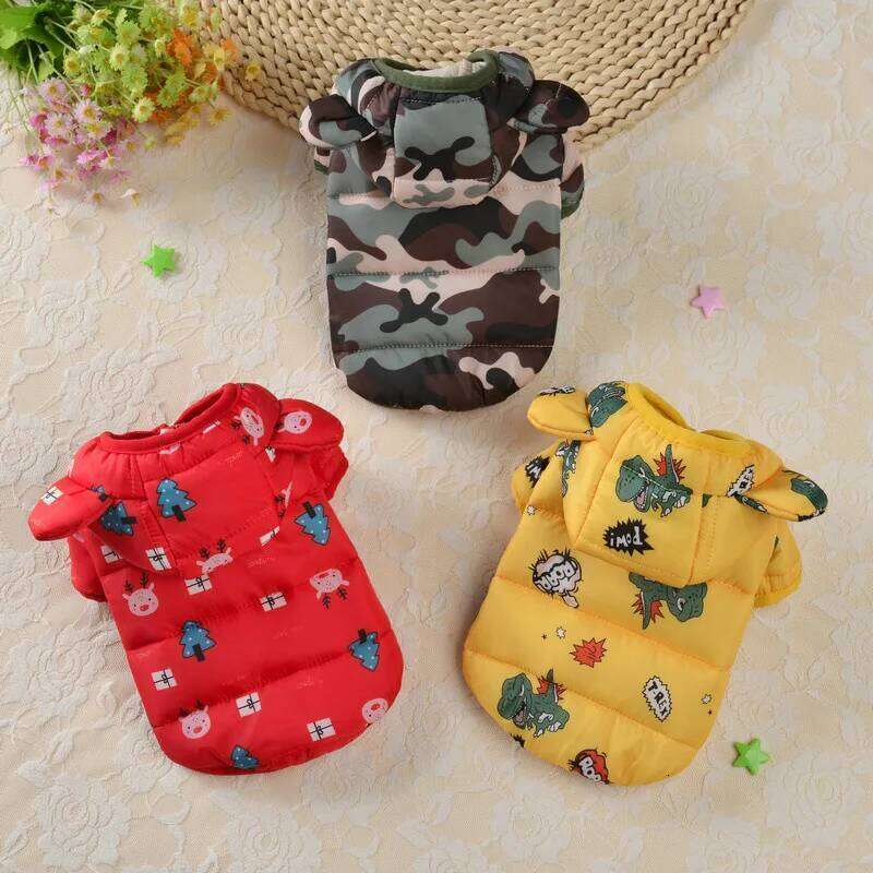 Winter Pet Dog Down Jacket Windproof Warm Clothes for Small Medium Dogs Cats Puppy Coat Chihuahua Shih Tzu Costume Yorkies XJ251225