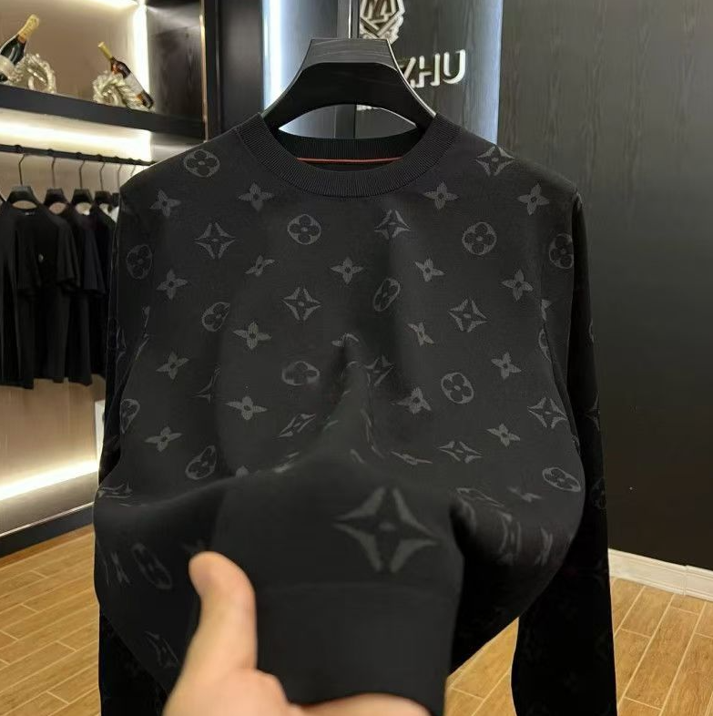 2026 New Fall Winter Luxury Men Embroidery Brand Logo Pullovers Knitwear High End Cashmere Sweater Men Soft Warm Mens Women Sweater Top Asian Size M-5XL