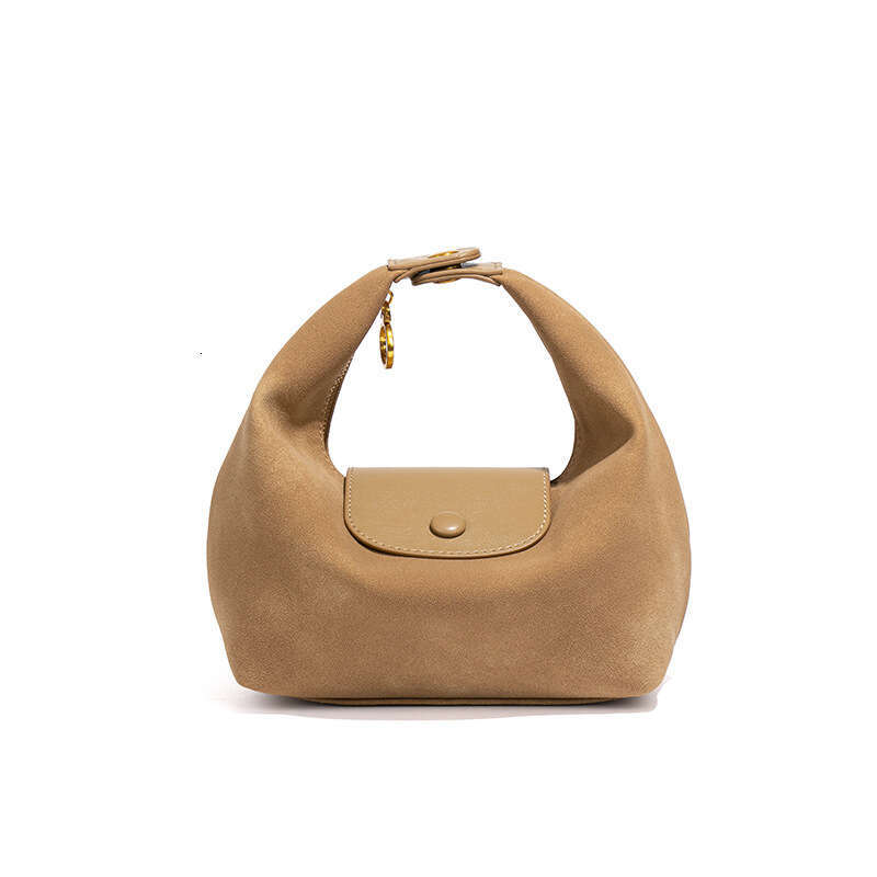 Autumn Winter New Women High-end Fashion Handbag Lunch Suede Flap Dumpling Crossbody Bag