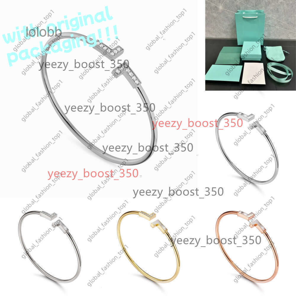 tiffamy and co bracelets bangle can twist diamond inlaid designer open titanium steel female american rose gold fashion bracelet accessori tiffanies tiffanyx CQWW