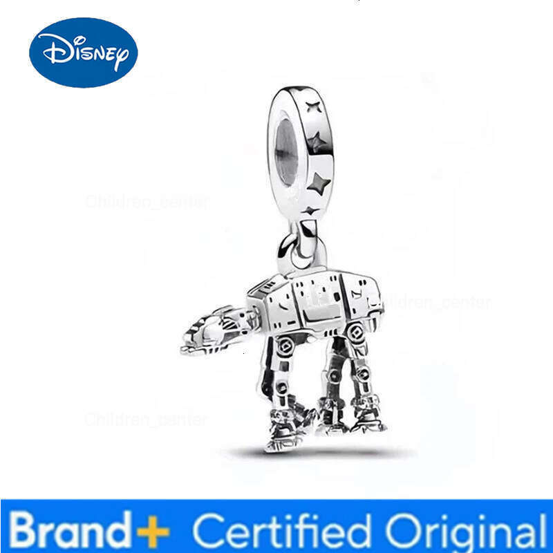Disney Hot Toys Star Wars Robot Series Charm Exquisite Beads Suitable for European Original Silver Bracelet DIY Jewelry Women Gift H260108