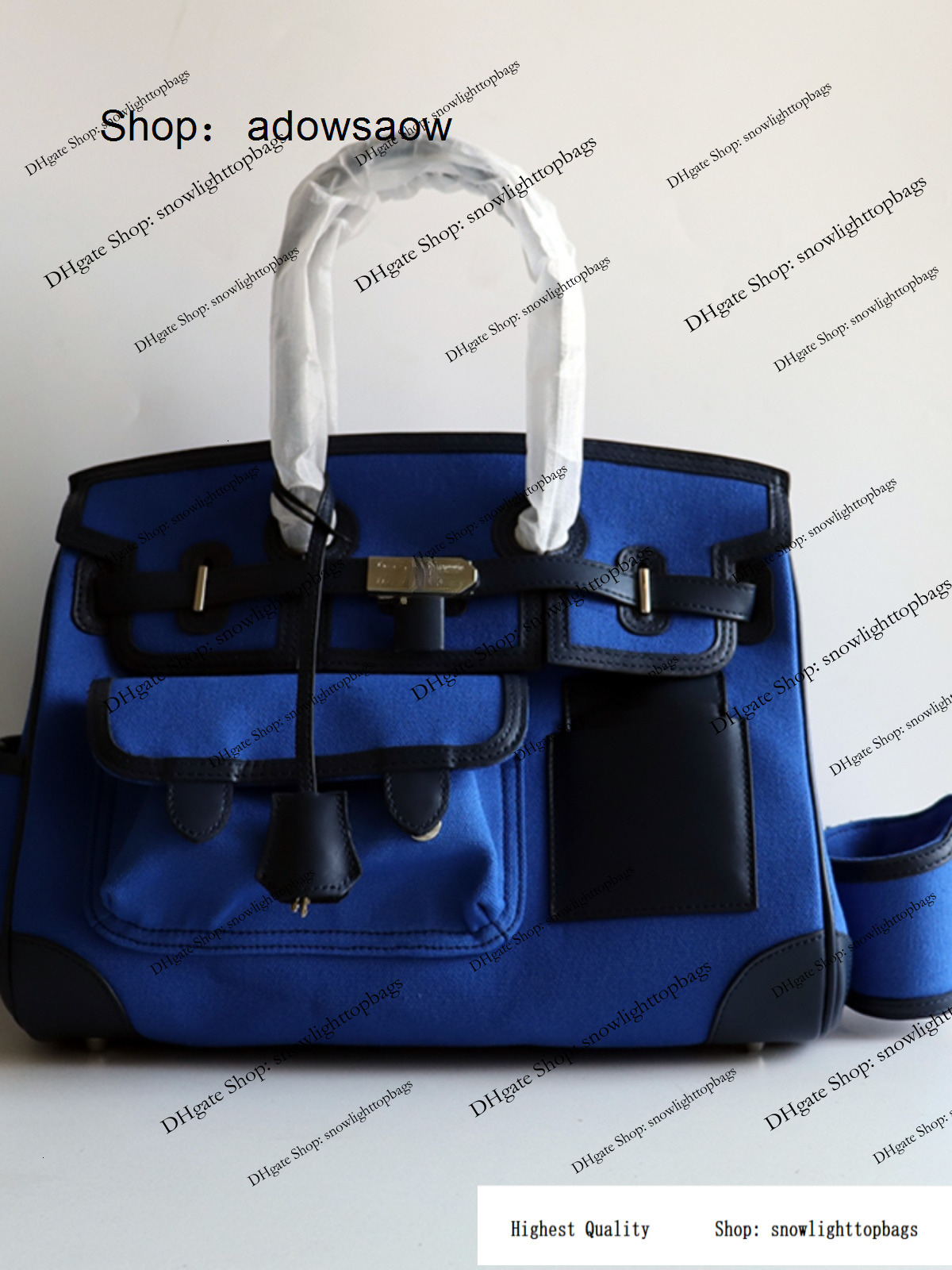 designer bags luxury bag Tiino canvas genuine leather drawstring buckle tote single shoulder diagonal cross top layer cowhide handbag