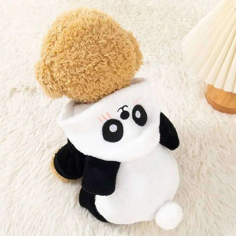 Panda Transformation Clothes New Thick Warm Winter Outfit Small Dog Corgi Teddy Bichon Cat Clothing XJ251225
