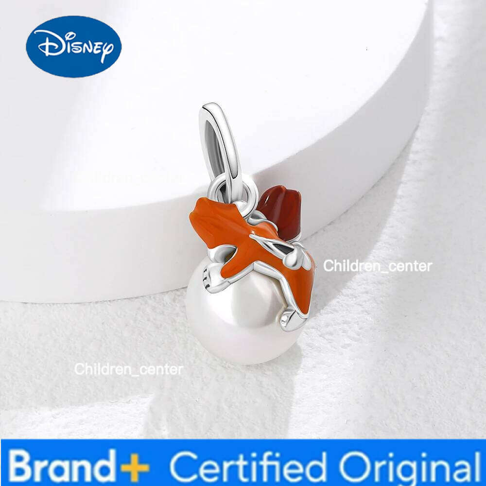 Disney Miniso Tiger Lion Winnie The Pooh 925 Silver Exquisite Charm Bead Fit for Original Bracelet NecklaceDIY Women's Jewelry H260108