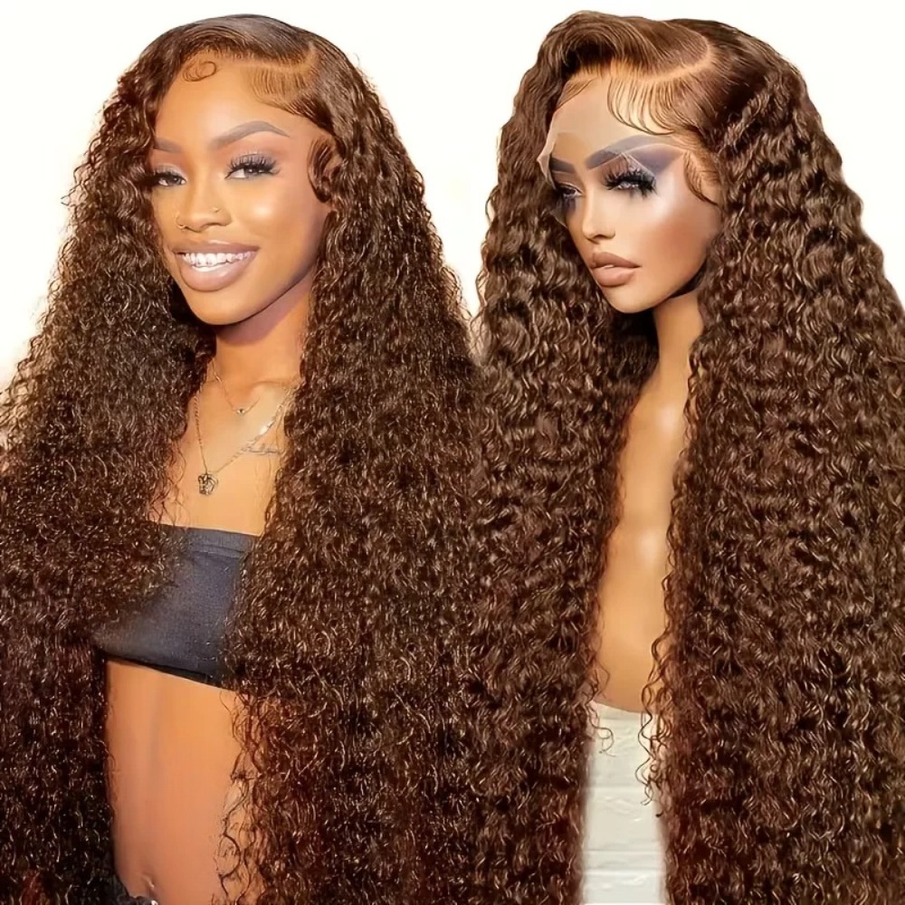 30 40 Inch Curly Human Hair Wigs 360 Full Lace Wigs 13x4 Hd Transparent Lace Front Brazilian Hair Wigs Glueless Wigs Deep Wave Lace Frontal Wigs For W
