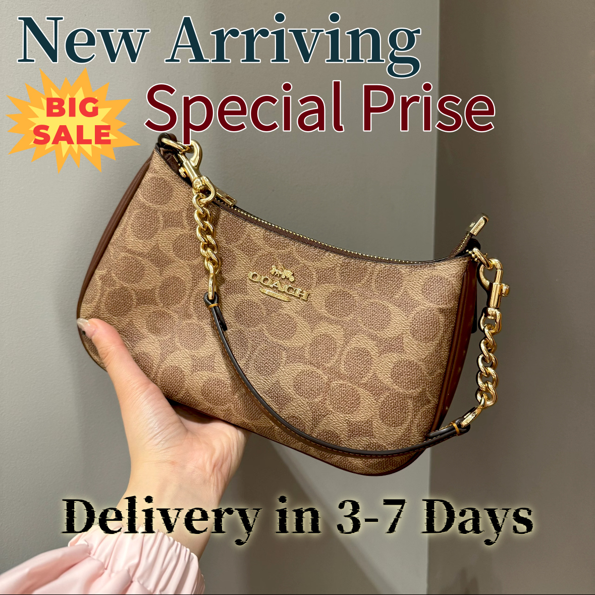 Designer Bag Shoulder Bag Fashion Brown Cross Body Bag Women Shopping Bag Soft Underarm Bag High Quality Leather Half Moon Shaped Handbag