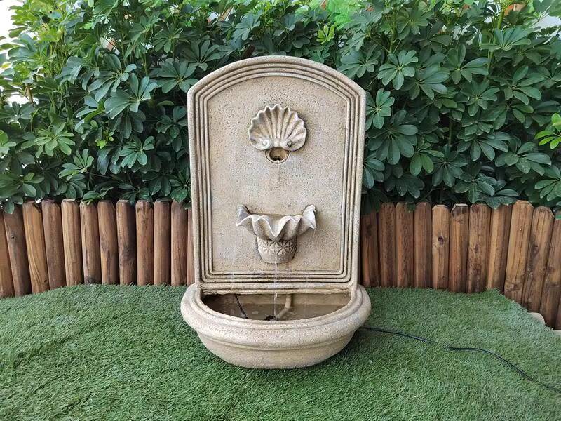 Ancient seashell style wall hanging Water Fountain home decor indoor outdoor decoration art decor