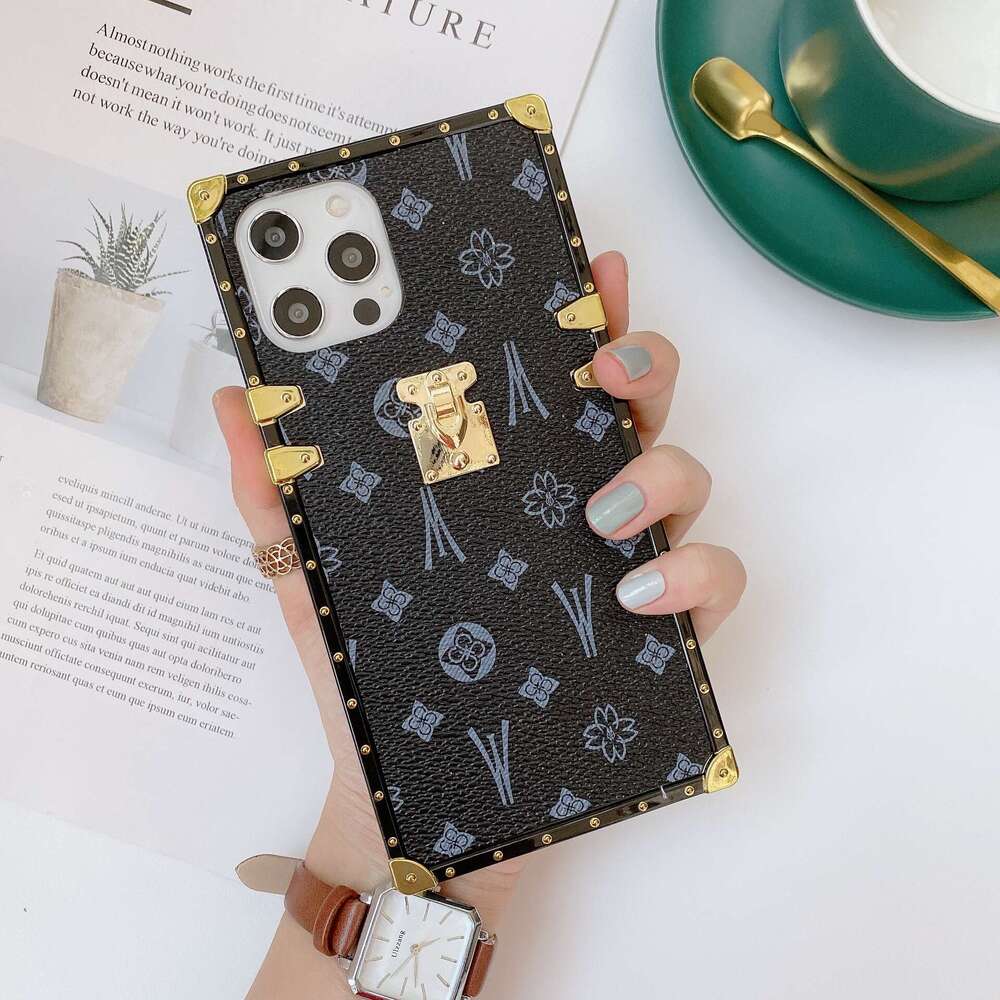 Phone case For iPhone 17 pro max Suitable for iPhone 16 pm Classic Fashion Leather Texture Apple 15 Samsung S24 Trendy Brand Phone Case Fashion