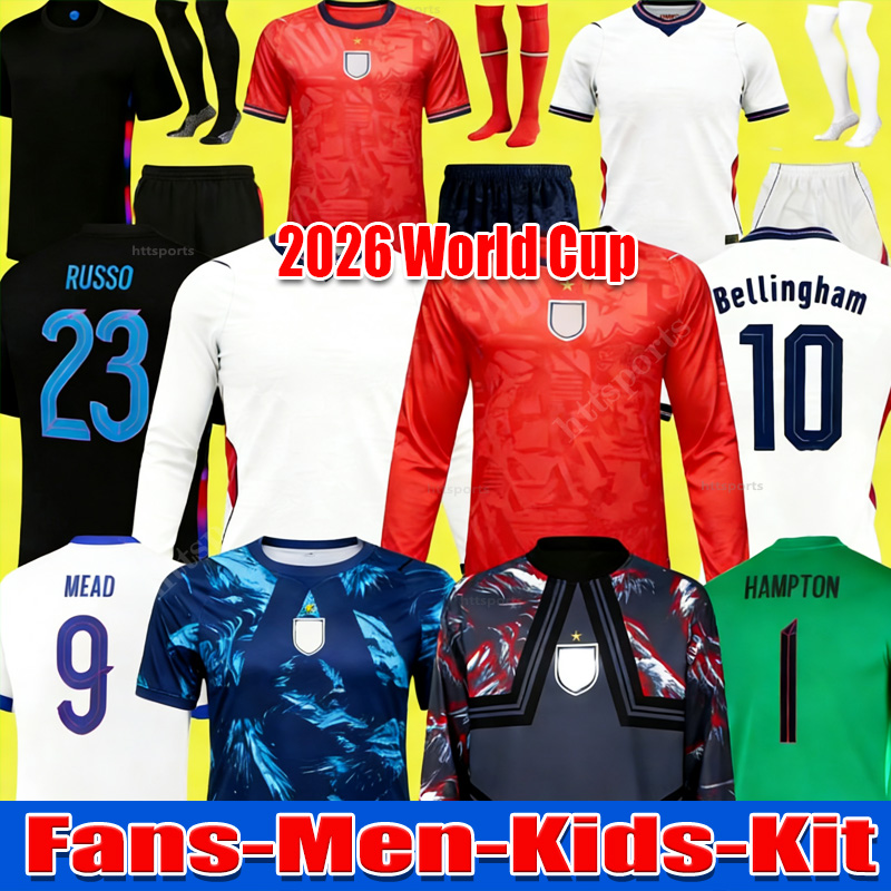 25 26 englands football shirt Bellingham PALMER Foden MAINOO 2025 2026 kane rice saka Soccer Jerseys Home Away camisa de futebol adult Men Kids kit uniform fans player
