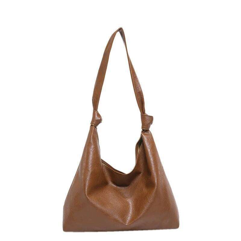 New large-capacity bags for women, trendy and retro, versatile dumpling niche quality bucket bag, underarm bag XJ260109