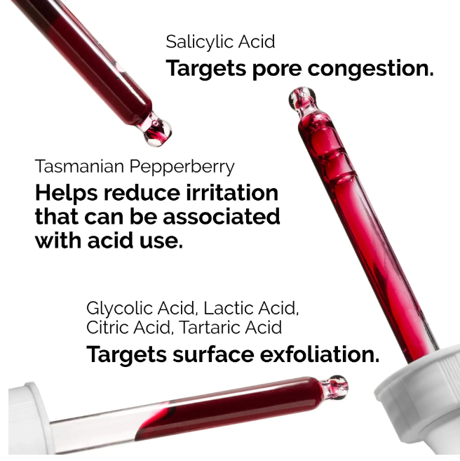 The 30ML Ordinary Pores Shrink Remover Skin Care Serum Original Acid 2% B5 10% Solution AHA 30% BHA 2% Solution Ordinary Serum