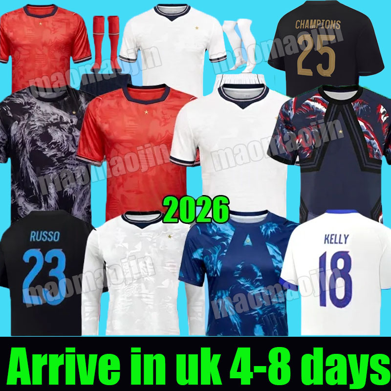 2025 2026 englands football shirt final Bellingham PALMER MAINOO 25 26 27 kane rice saka Soccer Jerseys KELLY Russo camisa de futebol WOMEN Men Kids uniform MEAD TOONE