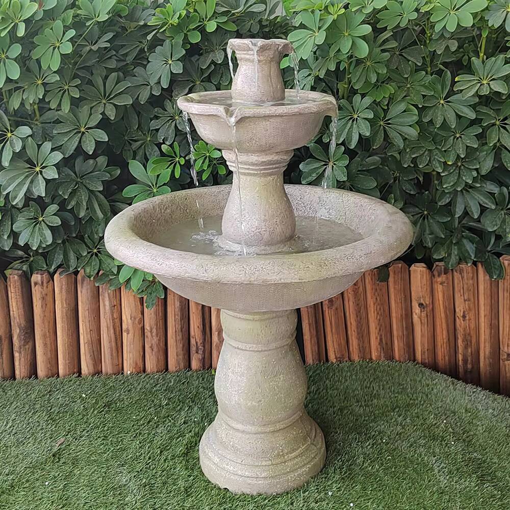 Wholesale Most Popular and Cheap 3 Tier Resin Backyard Water Fountain