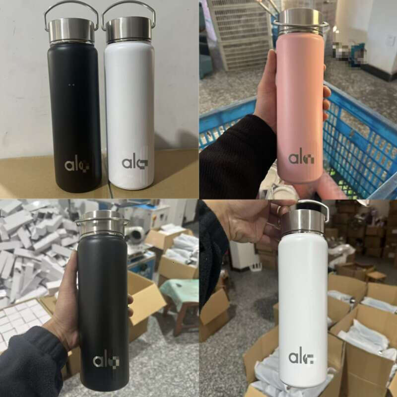 Autumn Yoga Alonessities Sports Water 304 Bottles Simple Insulated Tumbler Mug Alonessities Cups Lid Thermal Insulation Gift Alonessities Cup men women zx6