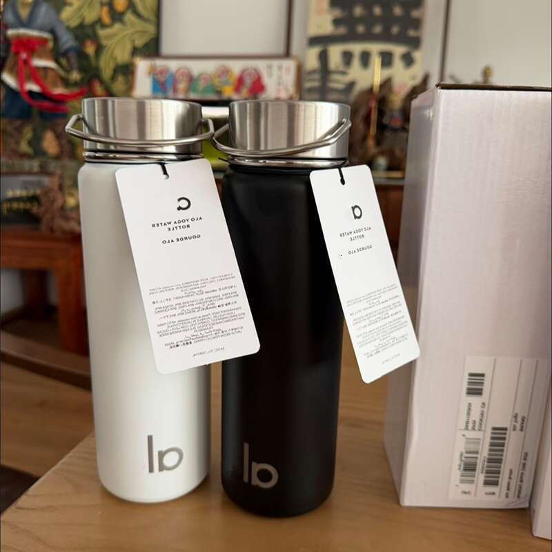 Autumn Yoga 10A Alonessities Sports Water 304 Bottles Simple Pure Color Insulated Tumbler Mug Cups with Lid Thermal Insulation Gift Alonessities Cup men women zc3