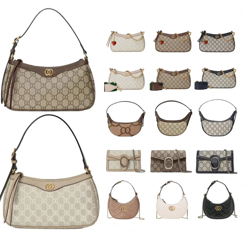 NEW Ophidia bag gucci bag mini bag Dionysus designer bag gucciibag red green New Moon Bag shoulder bag handbag handle croessbody GG bag women Cherry pendant handbag