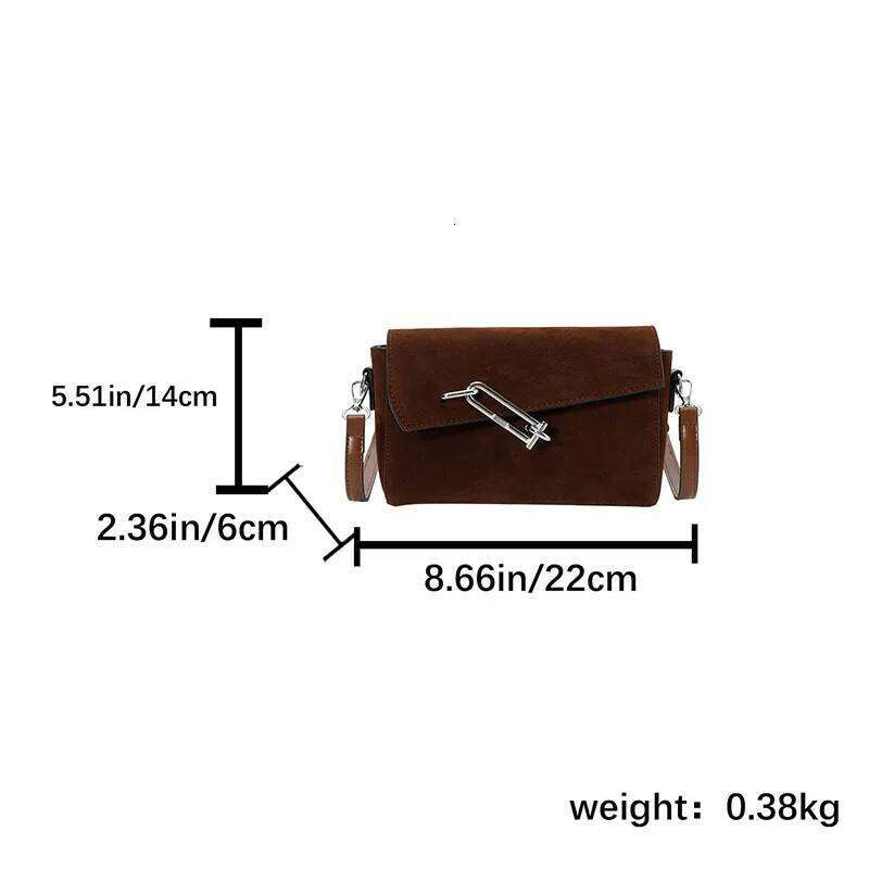 Autumn And Winter Crossbody Box Ladies' Small Square Frosted Design Fashion Lock Buckle Retro Shoulder Bag XJ260109