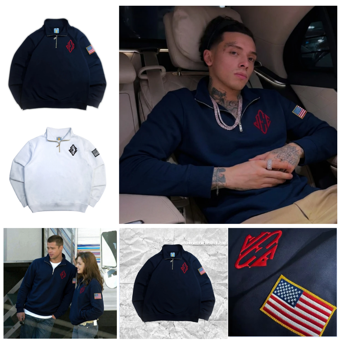 Men's Hoodies Y2K Retro Sweatshirt Epstein Print Stand Collar Quarterzip Pullover Casual Sports Fashion Streetwear Unisex Oversized Tops Men