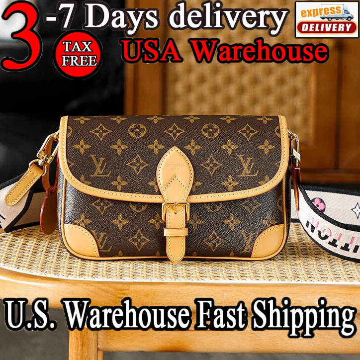 10A Diane louis vuitton Baguette Lvs Designer Bag handbag nano Baguette Tote Bags Shoulder Bag 2pc set Retro Luxury Fashion Leather Handbag Women Classic MM bags