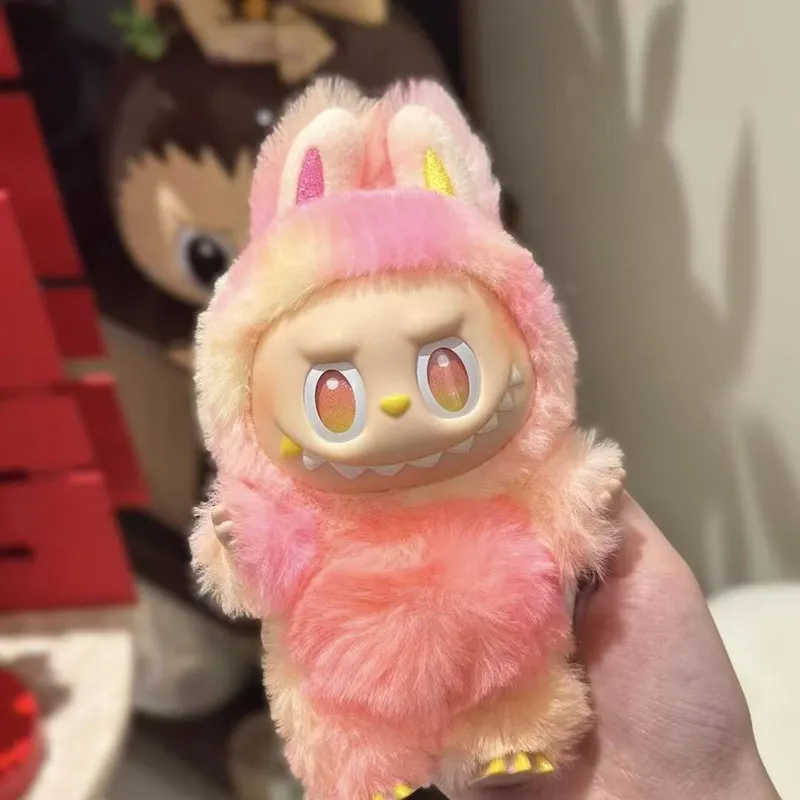 High quality Labubu Plush Doll V1 V2 V3 Style Bd Box The Monsters big into energy Exciting Macaron have a seat Series Toys Cute Action Anime Figure Ki