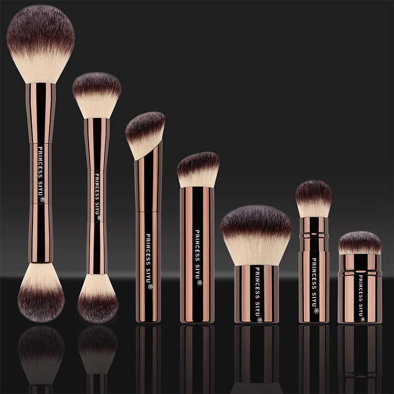 PRINCESSSIYU makeup brush, loose powder brush, blush brush, foundation brush, eyeshadow brush, concealer brush, lip brush, complete set of brushes Q260109