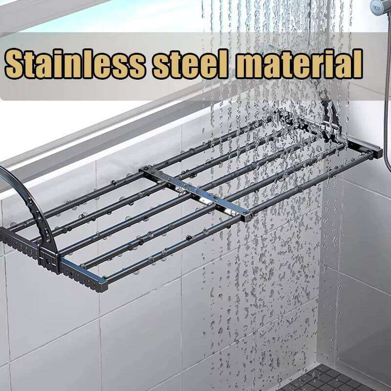 Extendable Clothes Drying Rack Carbon Steel Shoes for Balcony Bedroom Towel Organizer Window Shoe Storage Shelf 26T0109