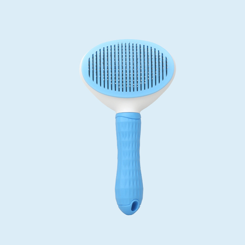 Dog Grooming Tools Pet Grooming Brush with Massage Needles - Comfortable Handle Cat/Dog Hair Comb, Shedding Brush for Long/Short Fur