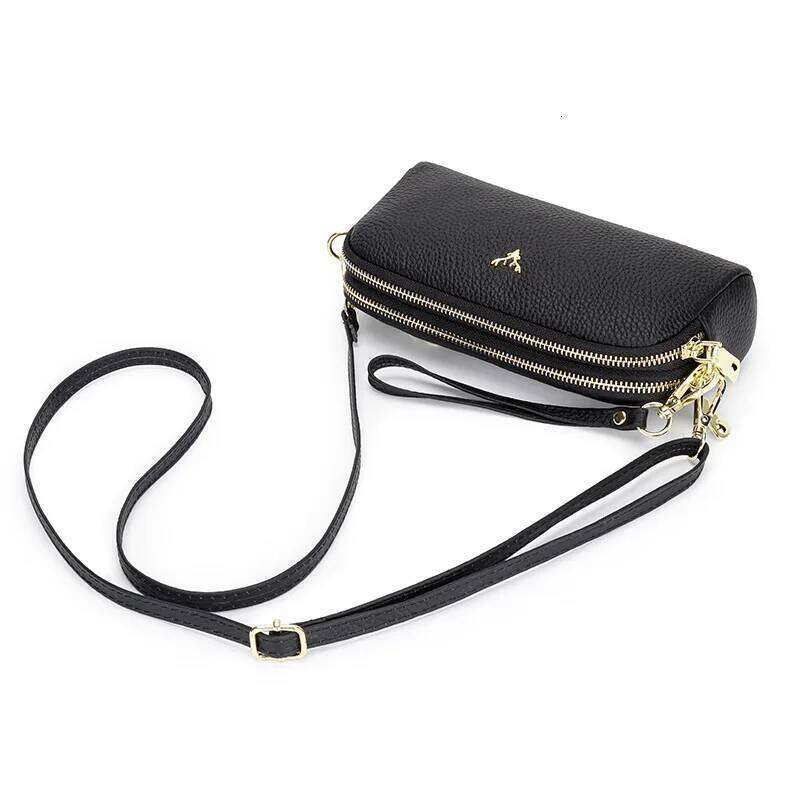 Drand design Women Shoulder Fashion Crossbody Bag for Cell phone bag Genuine ladies Clutch wallet Wrist purse XJ260109
