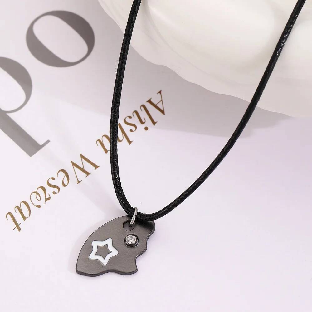 3 Pcs/set New Sun Moon Star Pendant for Women's Best Friends Forever Friendship Necklace Simple and Fashionable