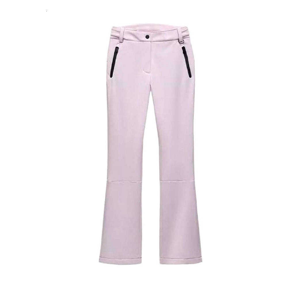 Thicken Warm Women's Skiwear Pink High Collar Hooded Cotton Padded Coats Straight Leg Zipper Pants 2026 New Winter Lady Ski Suit WKERSIY - view 7