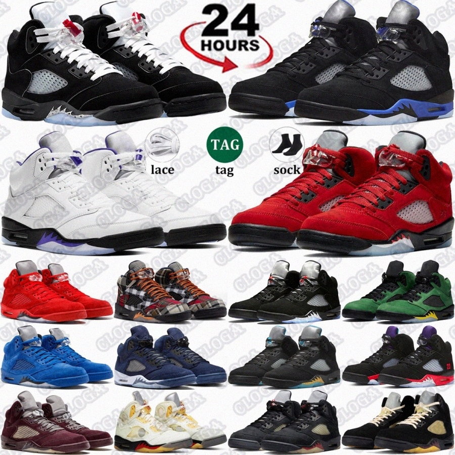 Shoes 5 Retro Basketball Men Aqua sneaker UNC 5s Green Bean Dark shoe Red Sail Trainers Sport Sneakers Crimson Blue Suede What The EastMWlg#